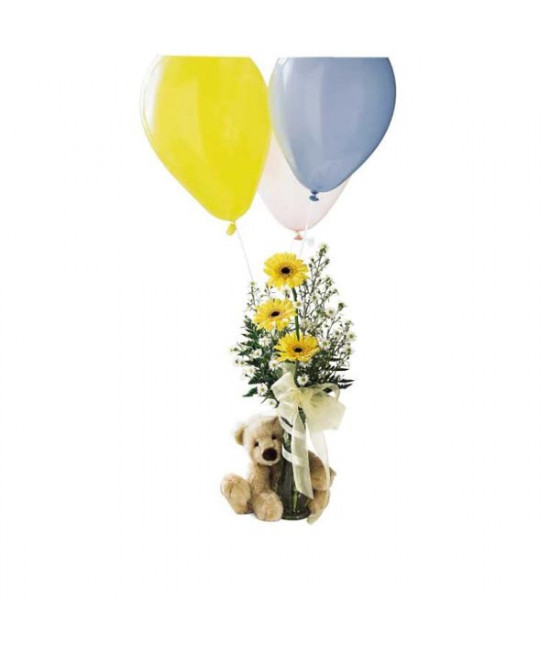 Le bouquet Ourson ''bienvenue''